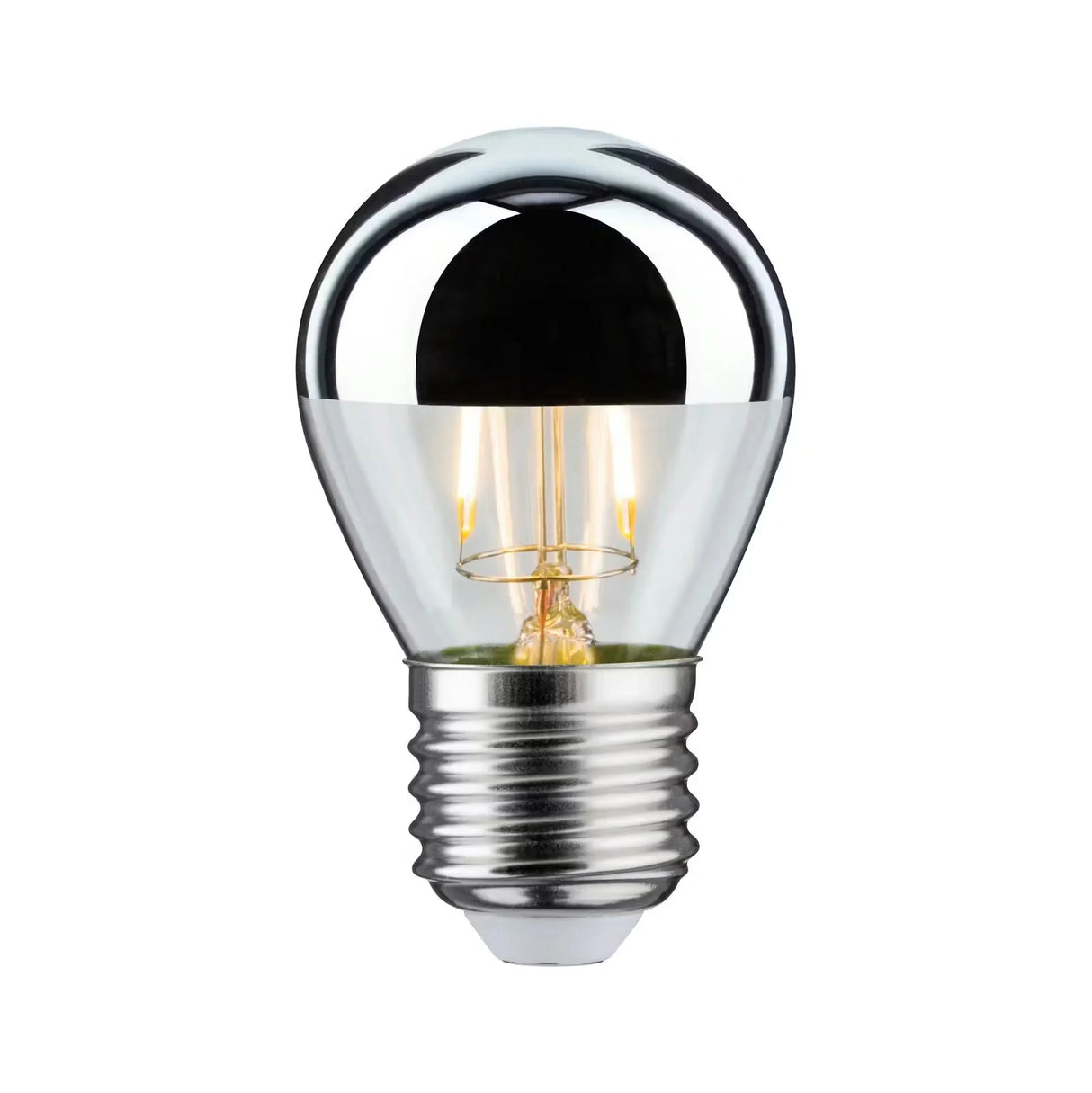 Ampoule E27 LED calotte argentée / miroir | 4.5W E27 Blanc Neutre 4000K