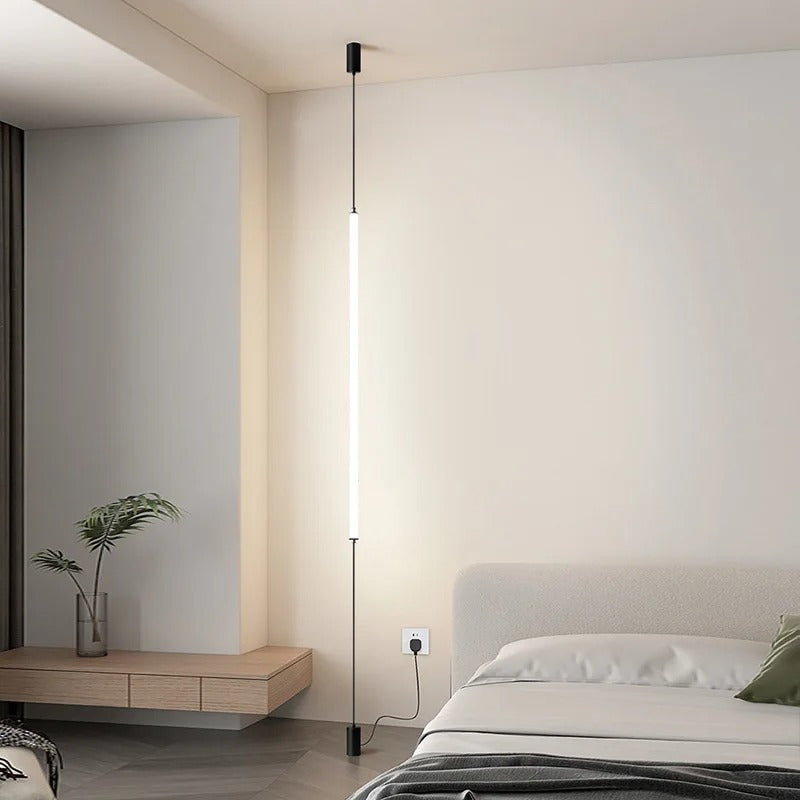 Applique linéaire plafond sol | Éclairage minimaliste vertical