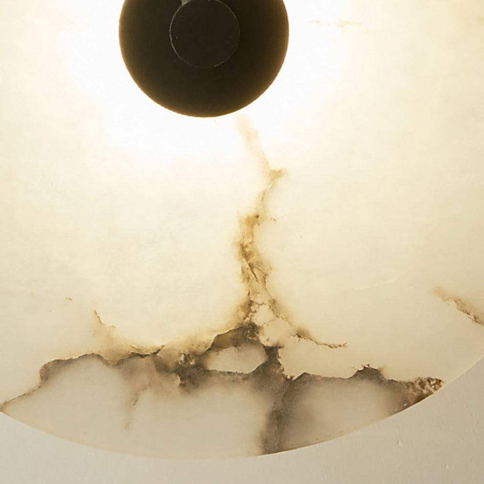 Applique murale en marbre naturel | Minimalisme sculptural & lumière indirecte