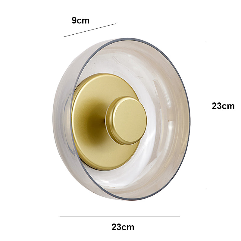 Applique murale ronde en verre | Lampe murale à LED