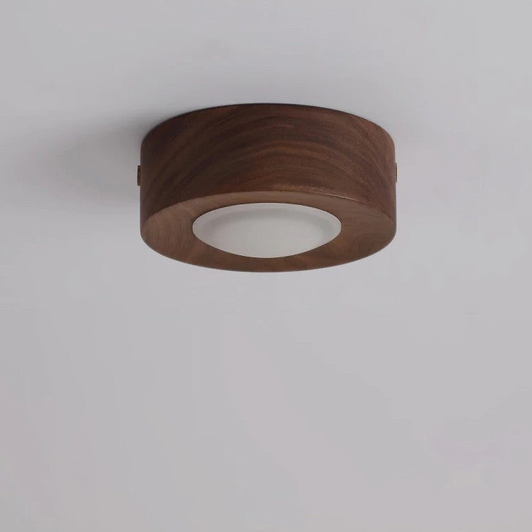 Spot LED bois massif | Éclairage plafond raffiné et naturel