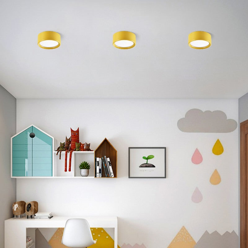 Spot LED extra plat multicolore | Éclairage discret pour plafond vitrine ou meuble