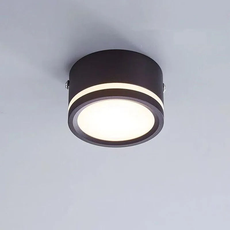 Spot LED plat design | Éclairage plafond ou vitrine 3W / Noir / Blanc froid