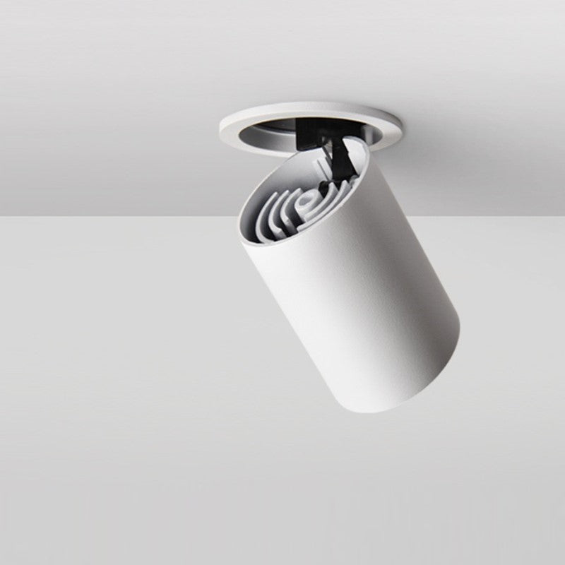 Spot encastré orientable design | Aluminium blanc ou noir 10W / Blanc / Blanc froid