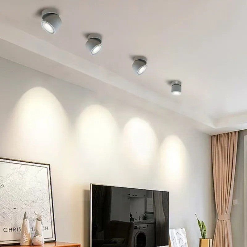 Spot plafonnier LED orientable | Design compact & coloré
