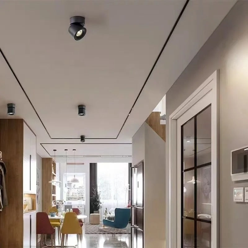 Spot plafonnier LED orientable | Design compact & coloré