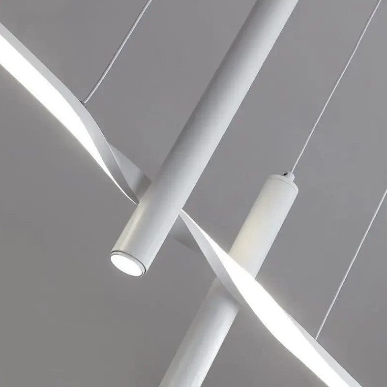 Suspension LED design minimaliste | Ligne graphique & éclairage ciblé