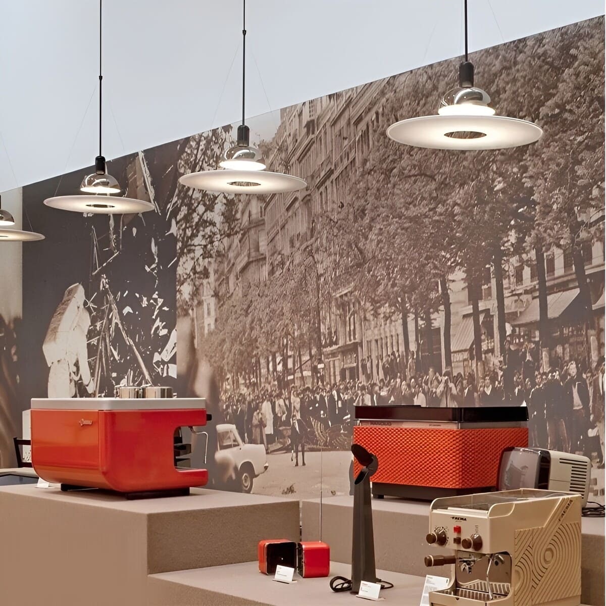 Suspension sculpturale circulaire | Design suspendu & éclairage indirect
