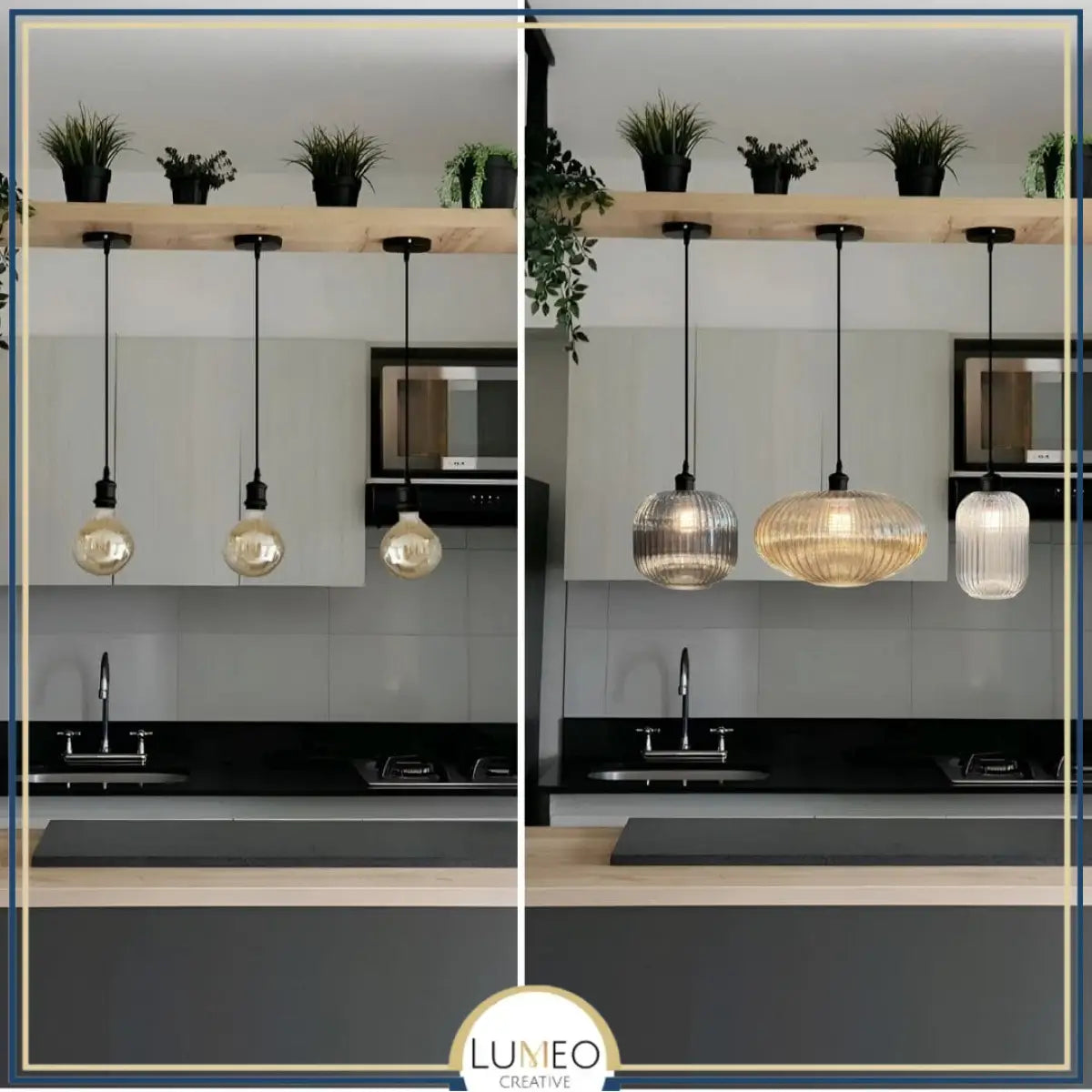 Abat jour en verre style Vintage | CRISTALI