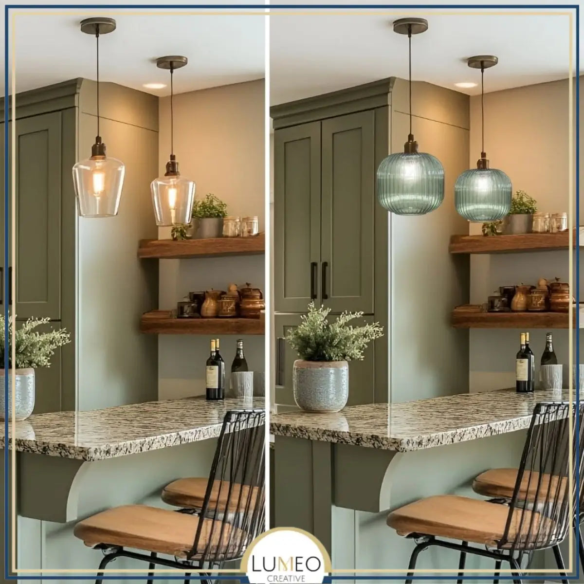 Abat jour en verre style Vintage | CRISTALI