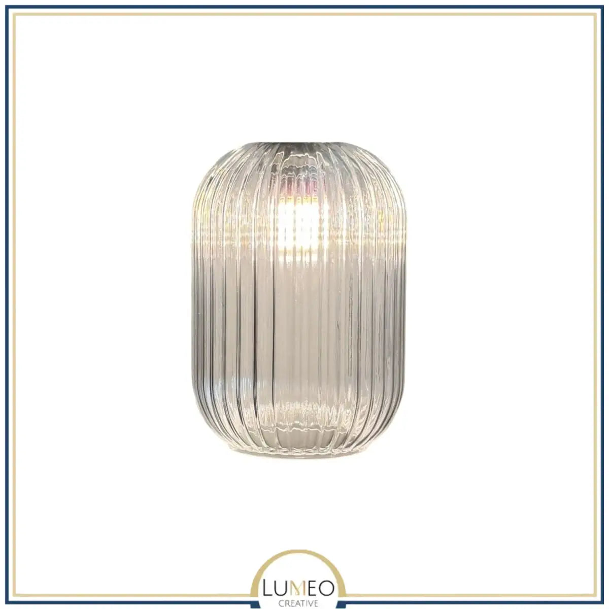 Abat jour en verre style Vintage | CRISTALI A / Transparent