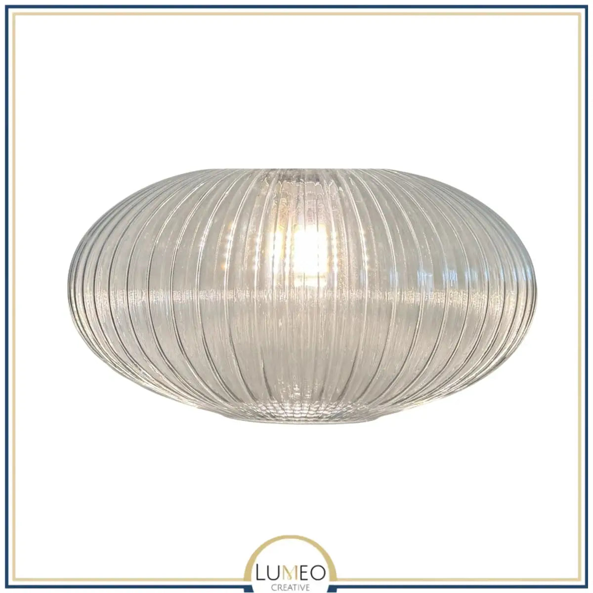 Abat jour en verre style Vintage | CRISTALI C / Transparent