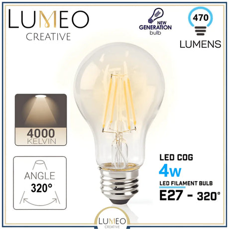 Ampoule e 27 LED 4W blanc neutre 4000k