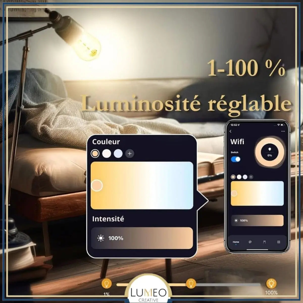 Ampoule LED E27 puissante dimmable