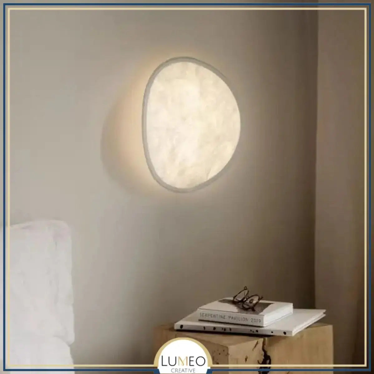 Applique murale aérienne en tissu style Wabi sabi