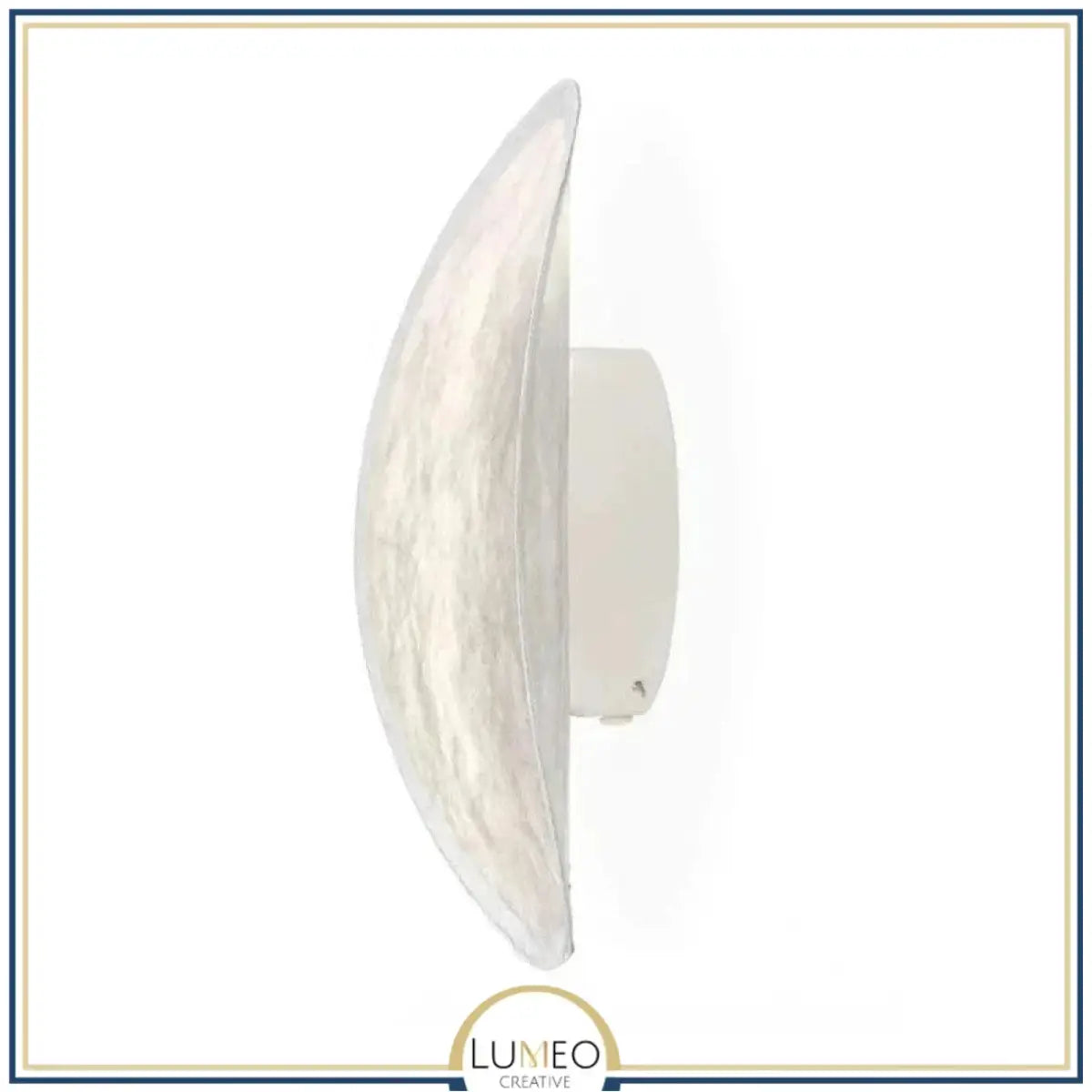 Applique murale aérienne en tissu style Wabi sabi Blanc / Blanc chaud