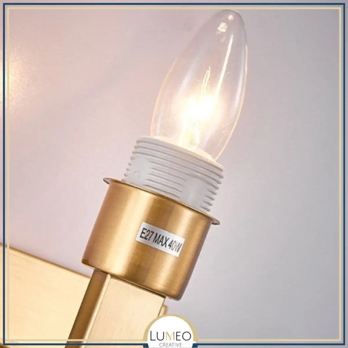 Applique murale avec liseuse LED | Luminaire de chevet chic et élégant