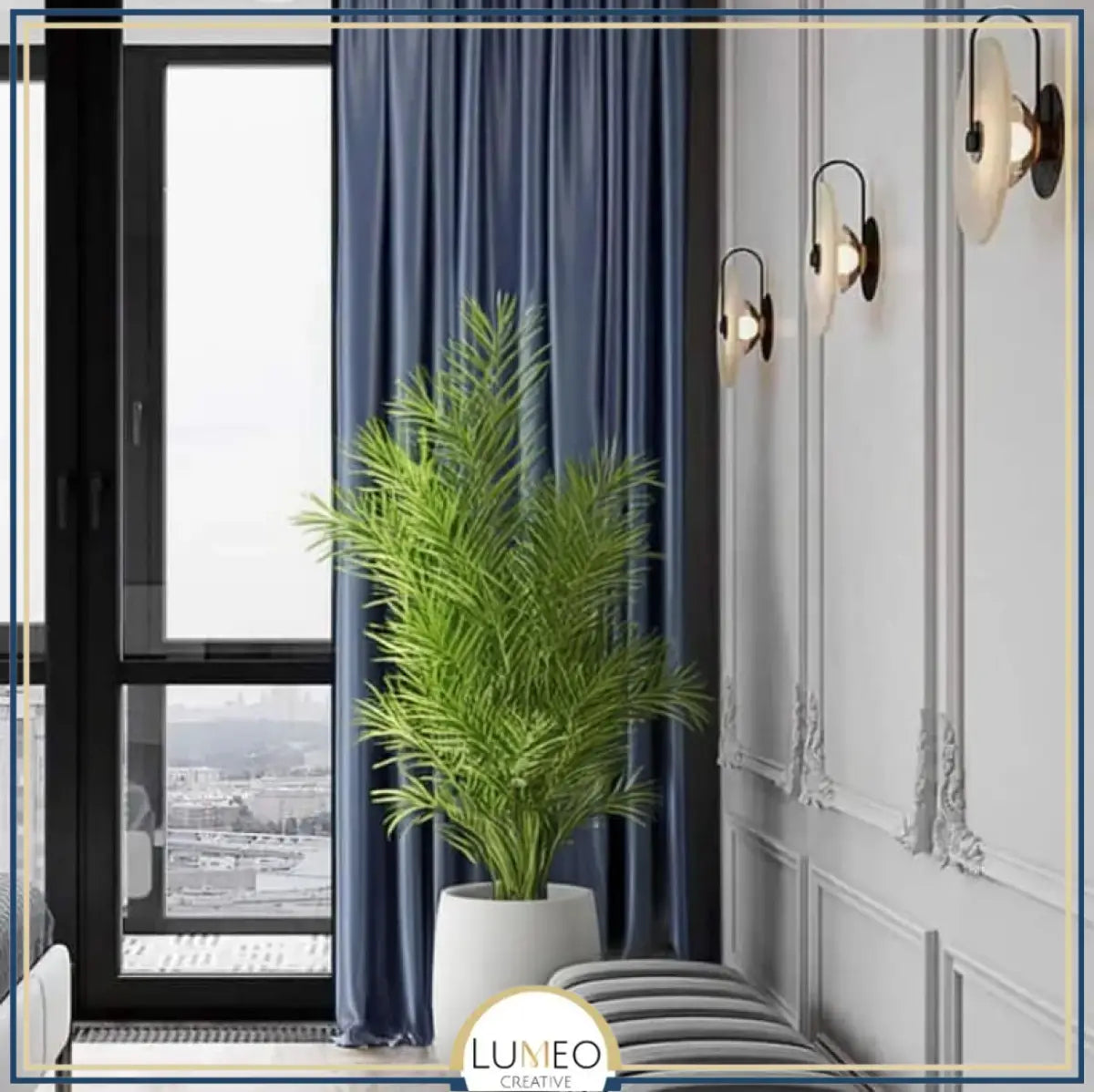 Applique murale en marbre naturel | Minimalisme sculptural & lumière indirecte