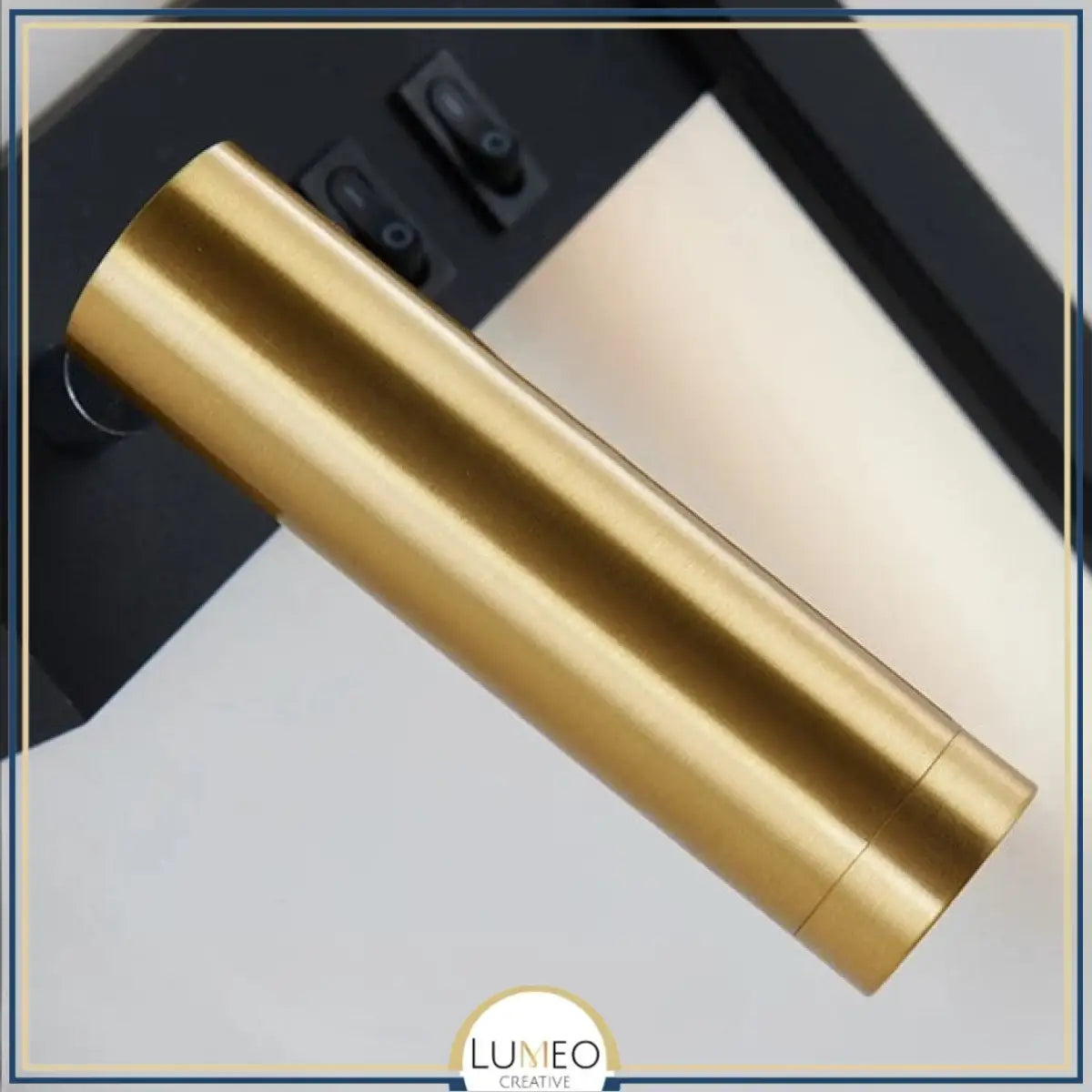 Applique murale LED & liseuse intégrée | Design asymétrique gauche/droite