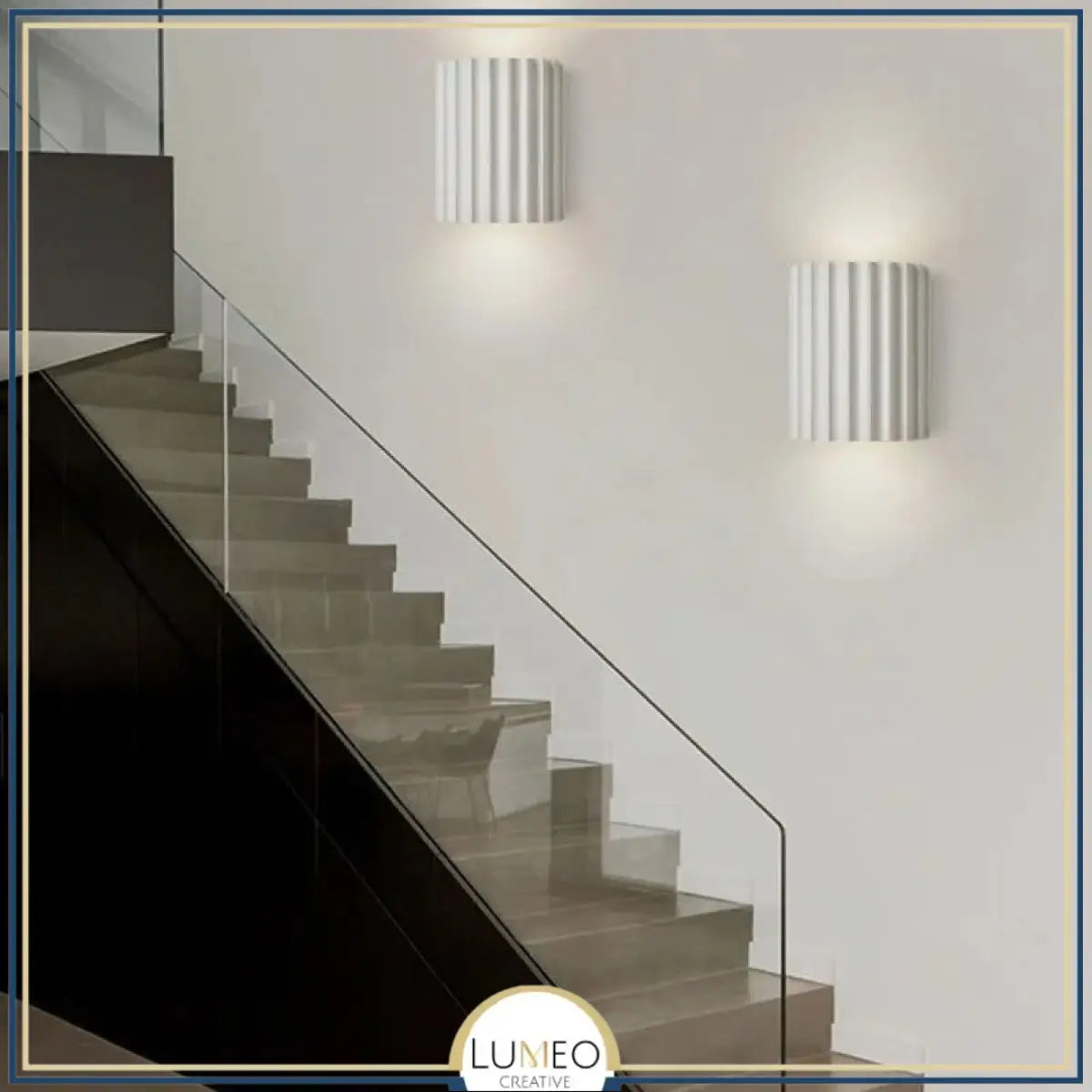 Applique murale rainurée | Éclairage mural moderne et texturé