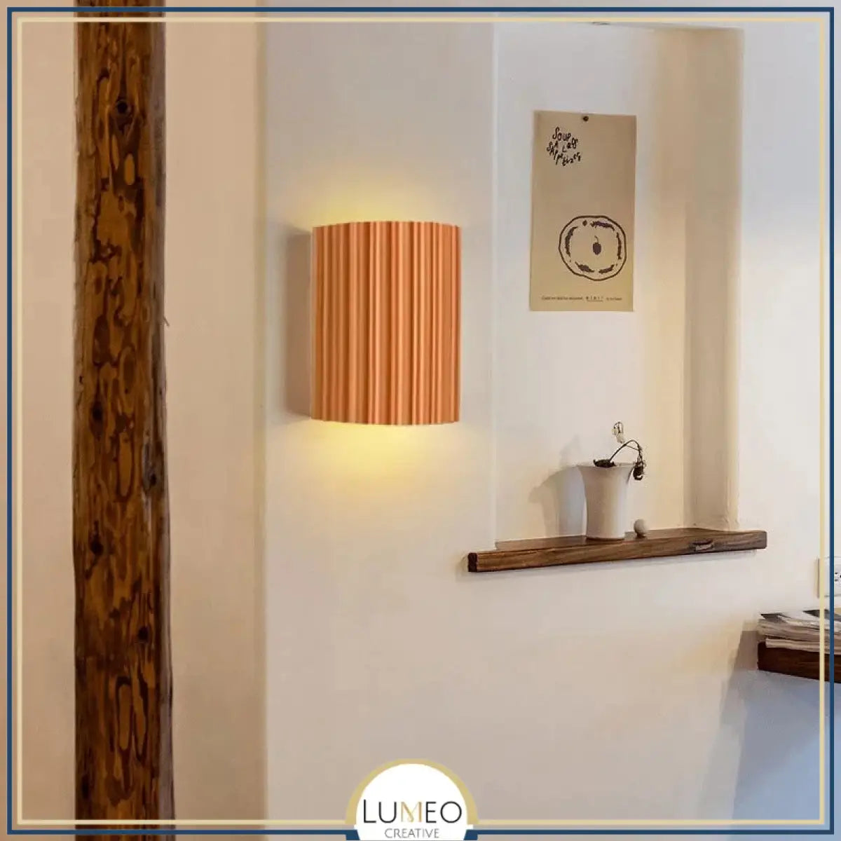 Applique murale rainurée | Éclairage mural moderne et texturé