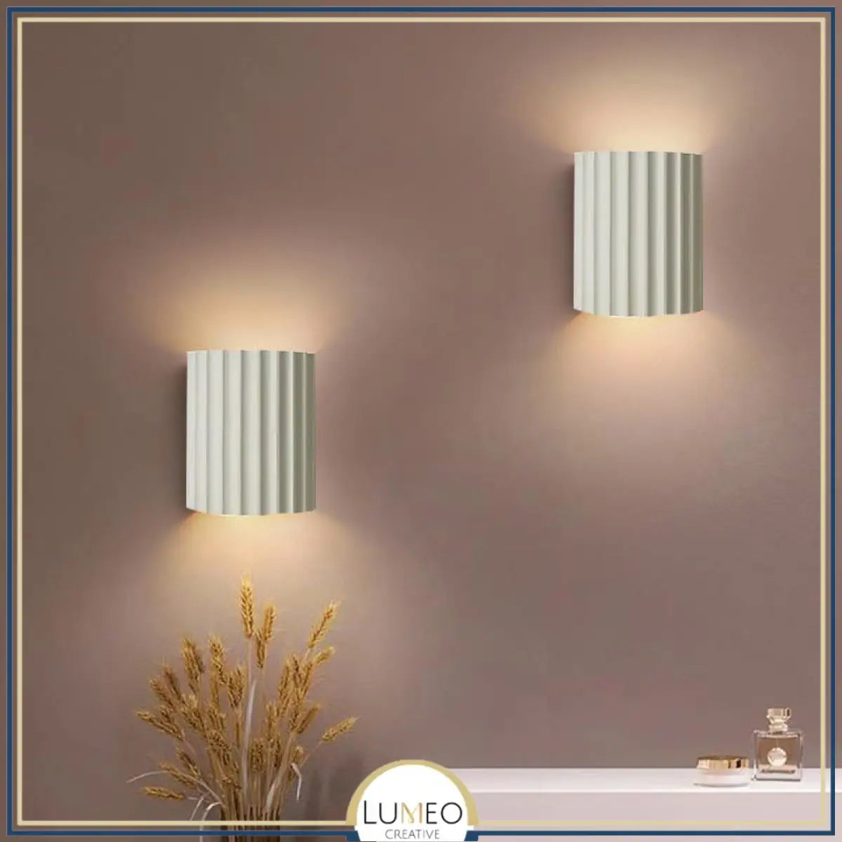 Applique murale rainurée | Éclairage mural moderne et texturé