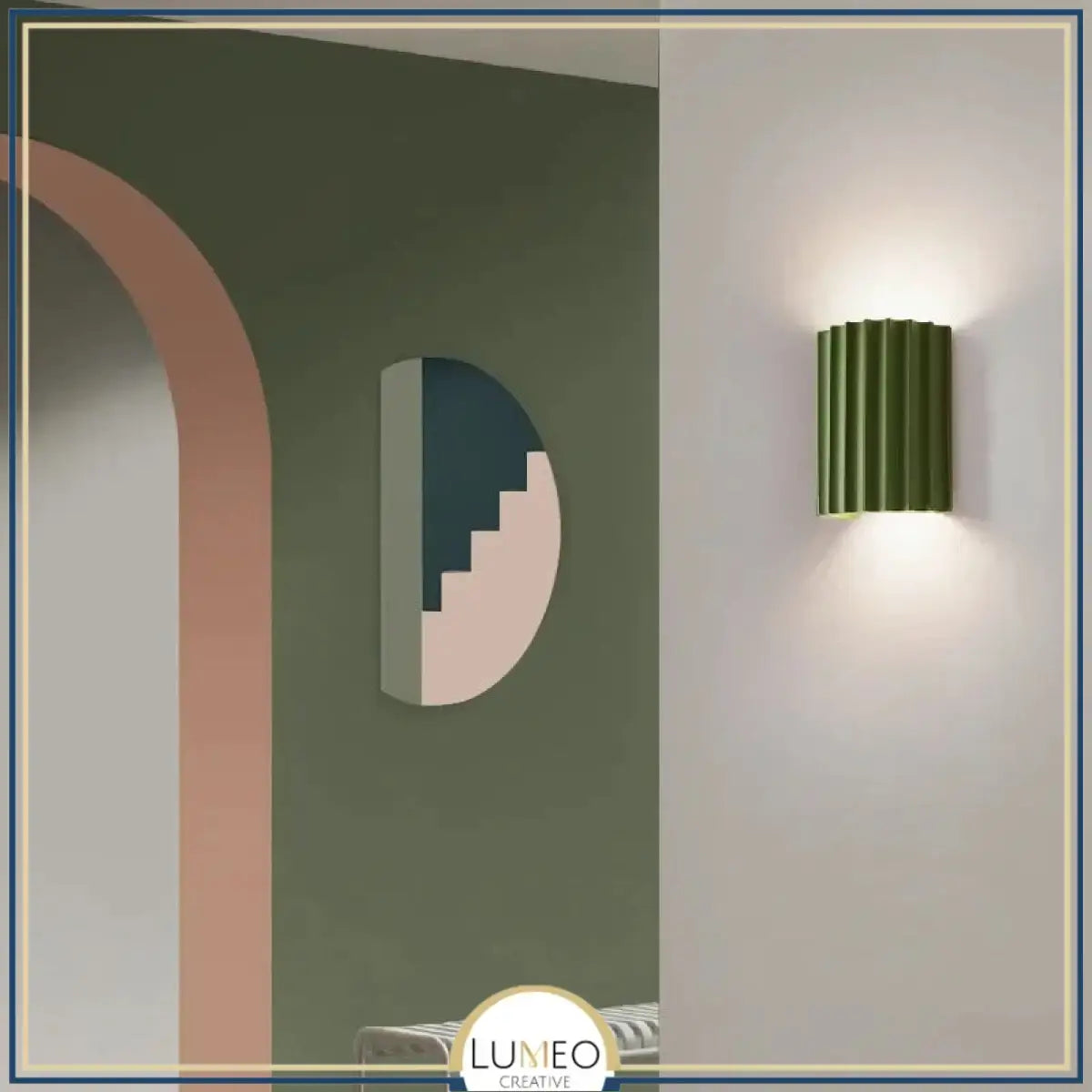 Applique murale rainurée | Éclairage mural moderne et texturé