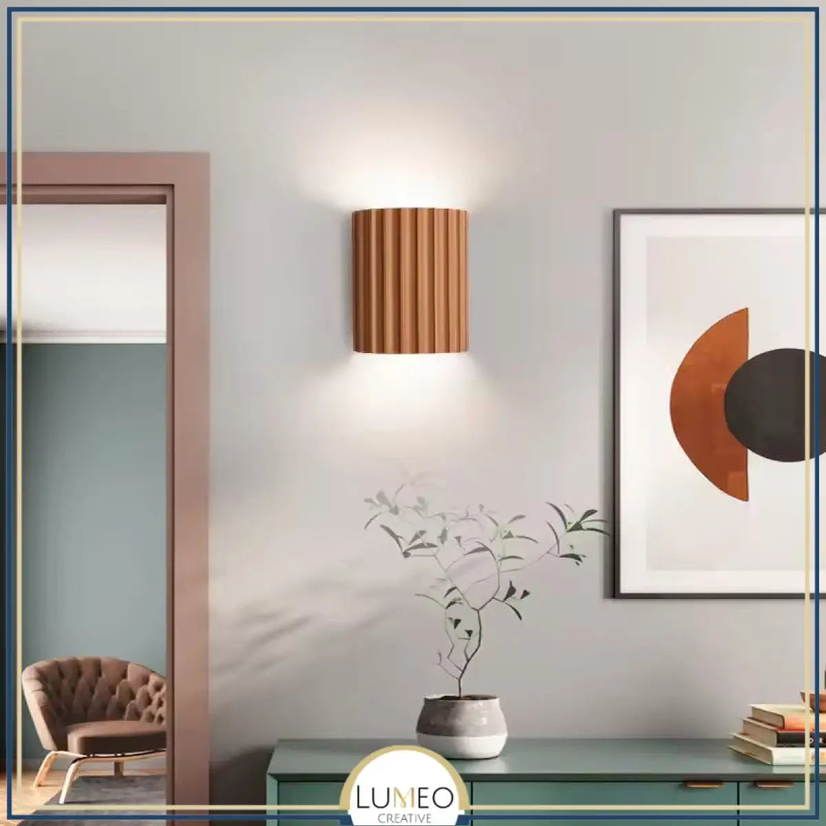 Applique murale rainurée | Éclairage mural moderne et texturé