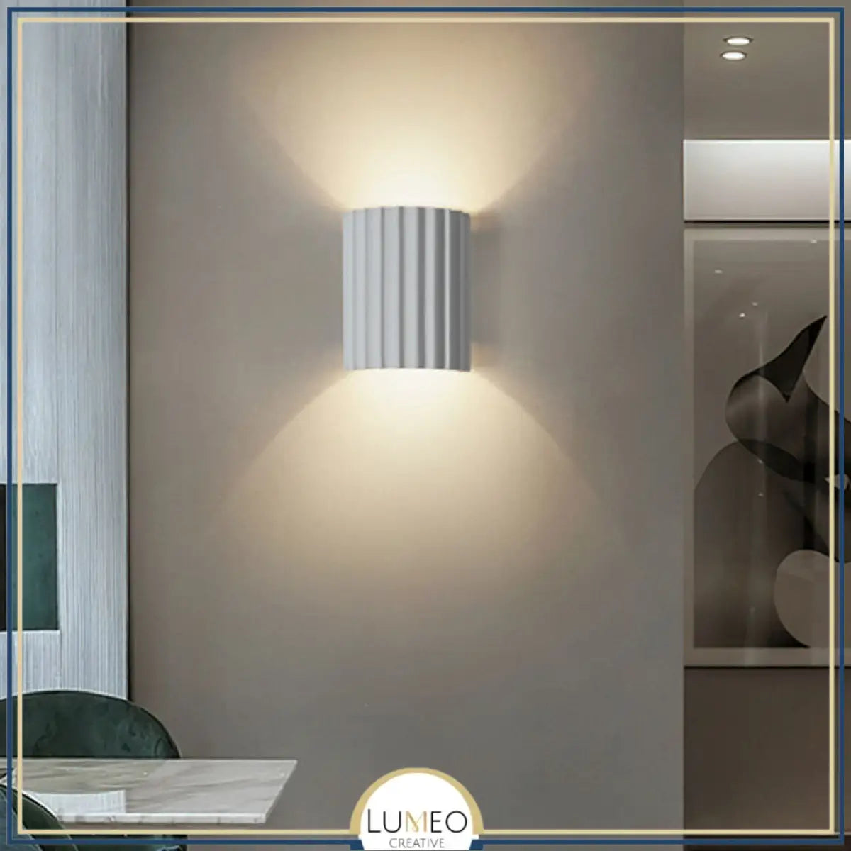 Applique murale rainurée | Éclairage mural moderne et texturé