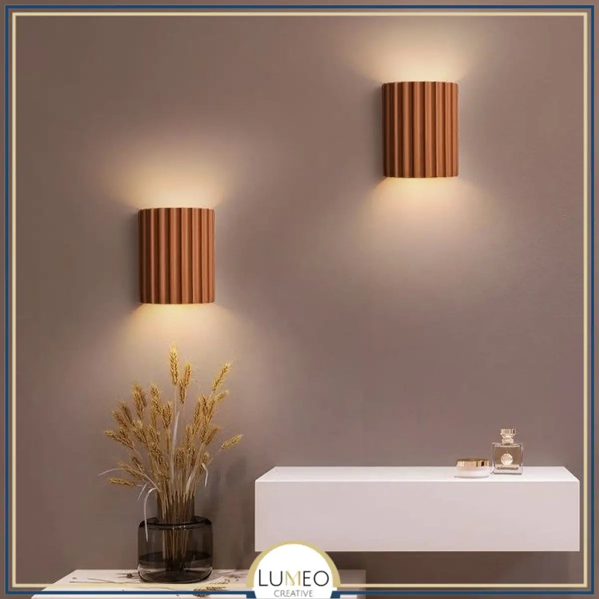 Applique murale rainurée | Éclairage mural moderne et texturé