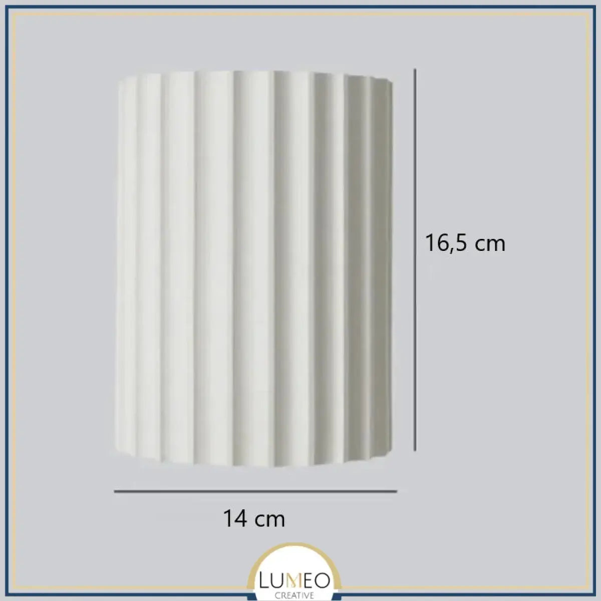 Applique murale rainurée | Éclairage mural moderne et texturé Blanc