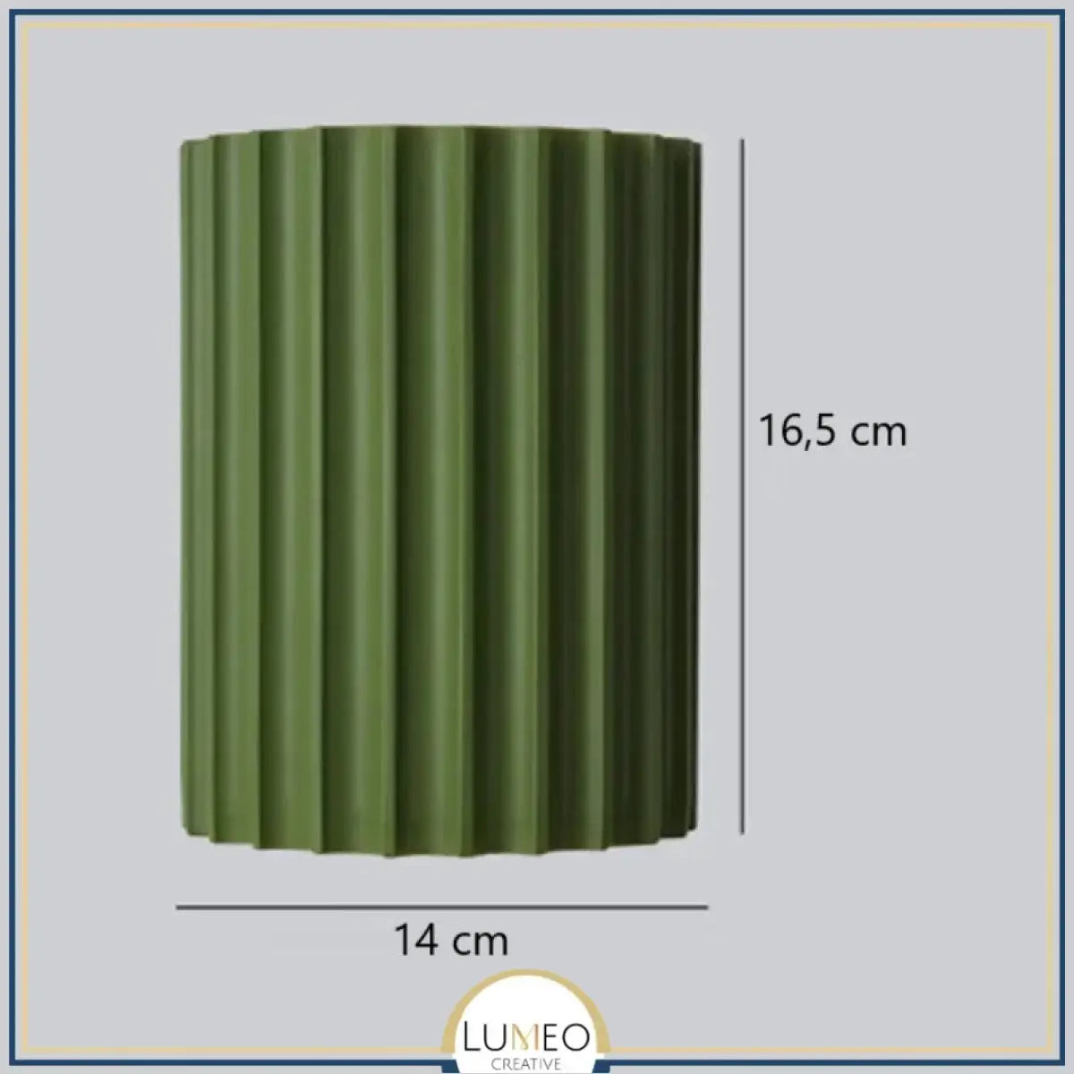 Applique murale rainurée | Éclairage mural moderne et texturé Vert