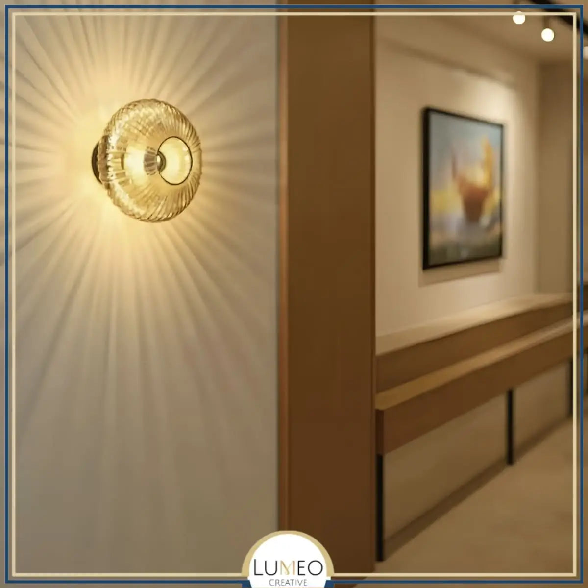 applique murale design en verre modele cristali