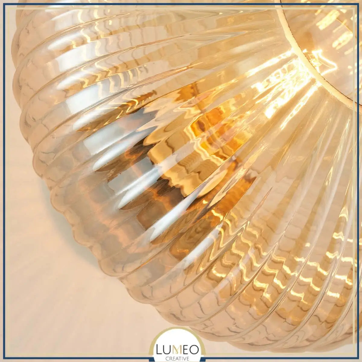 Applique murale ronde en verre vintage CRISTALI | Verre fumé et coloré