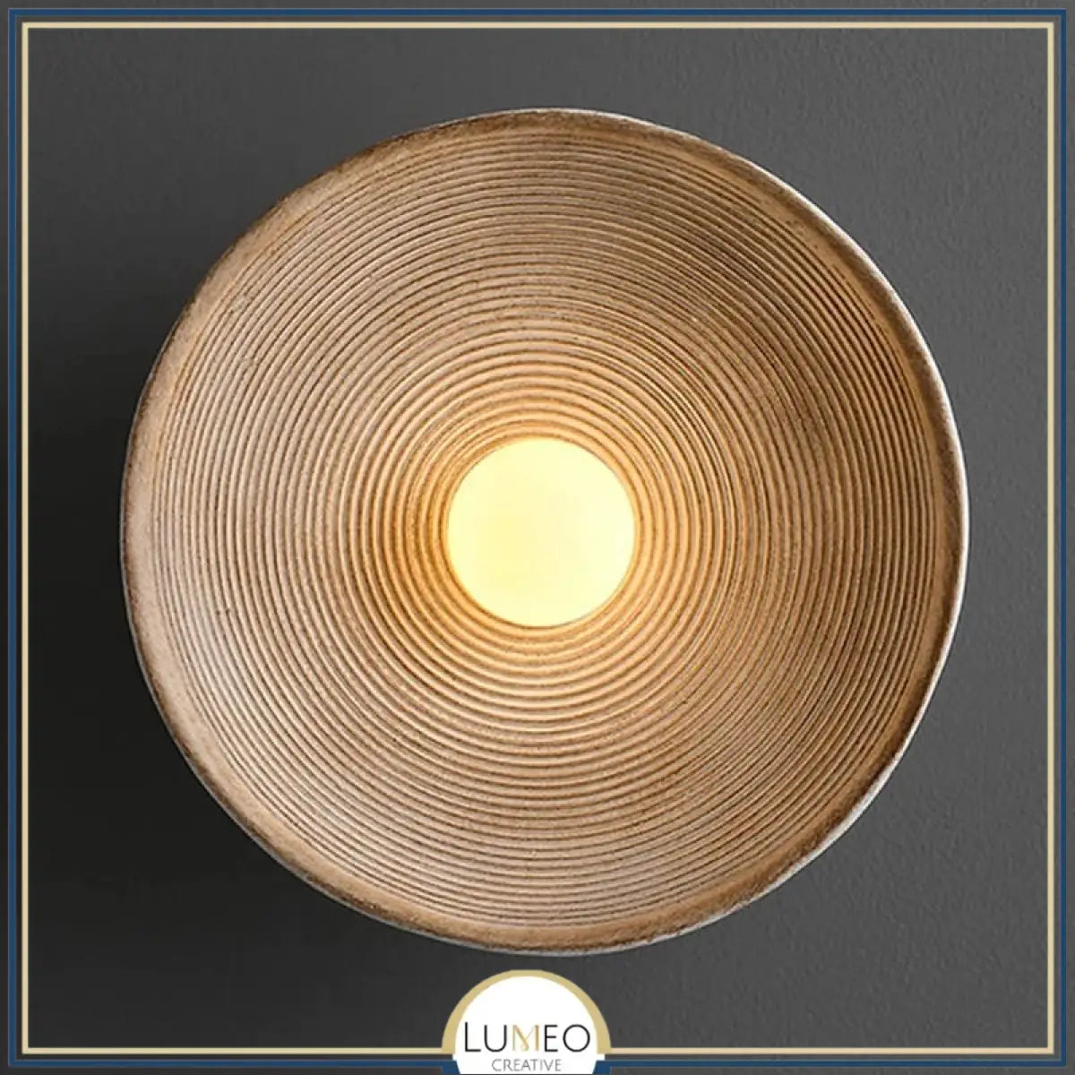 Applique murale ronde style bohème