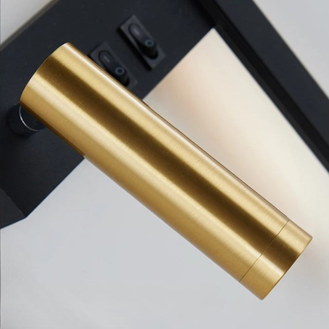 Applique murale LED & liseuse intégrée | Design asymétrique gauche/droite