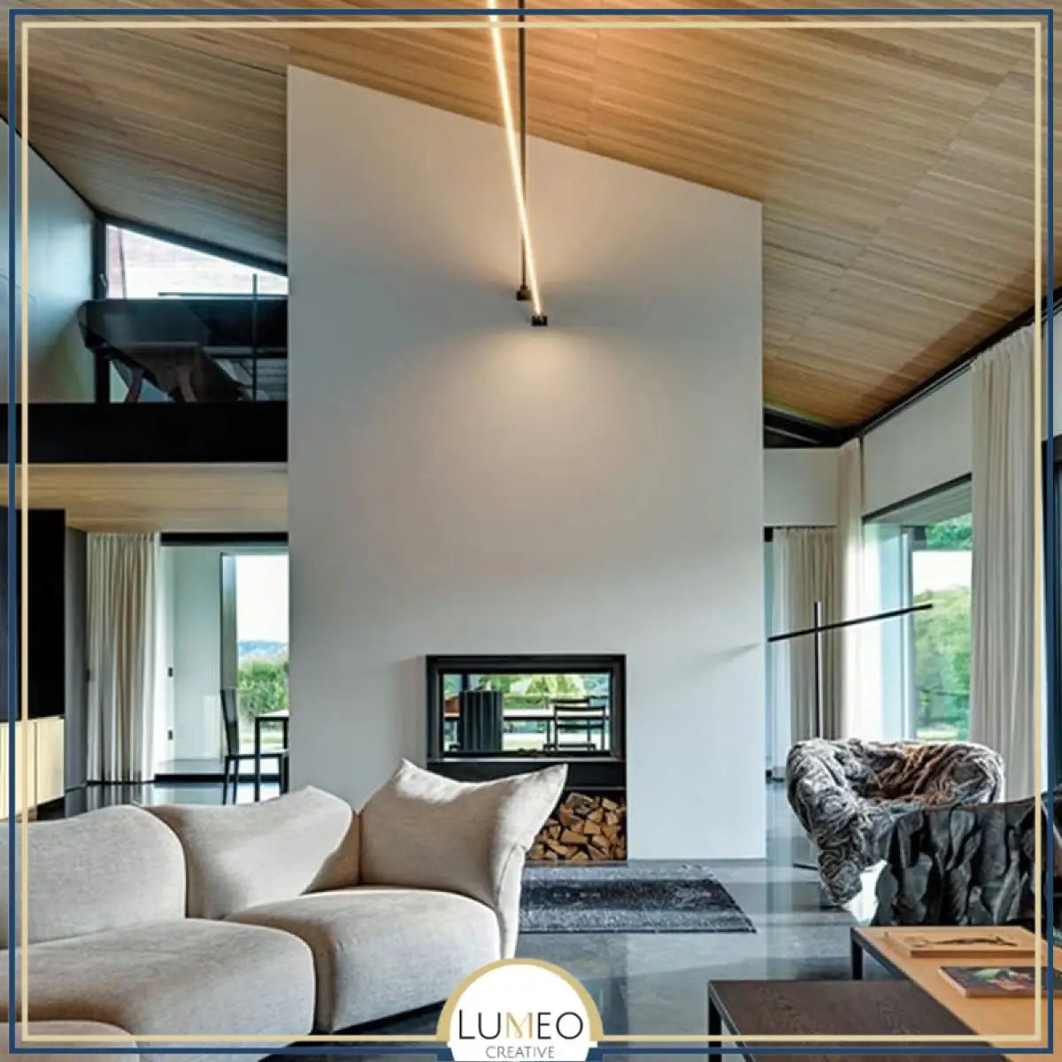 Éclairage LED Linéaire Mural & Plafonnier | Bande à tendre