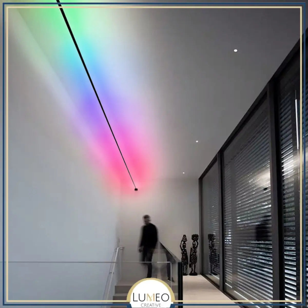 Éclairage LED Linéaire Mural & Plafonnier | Bande à tendre