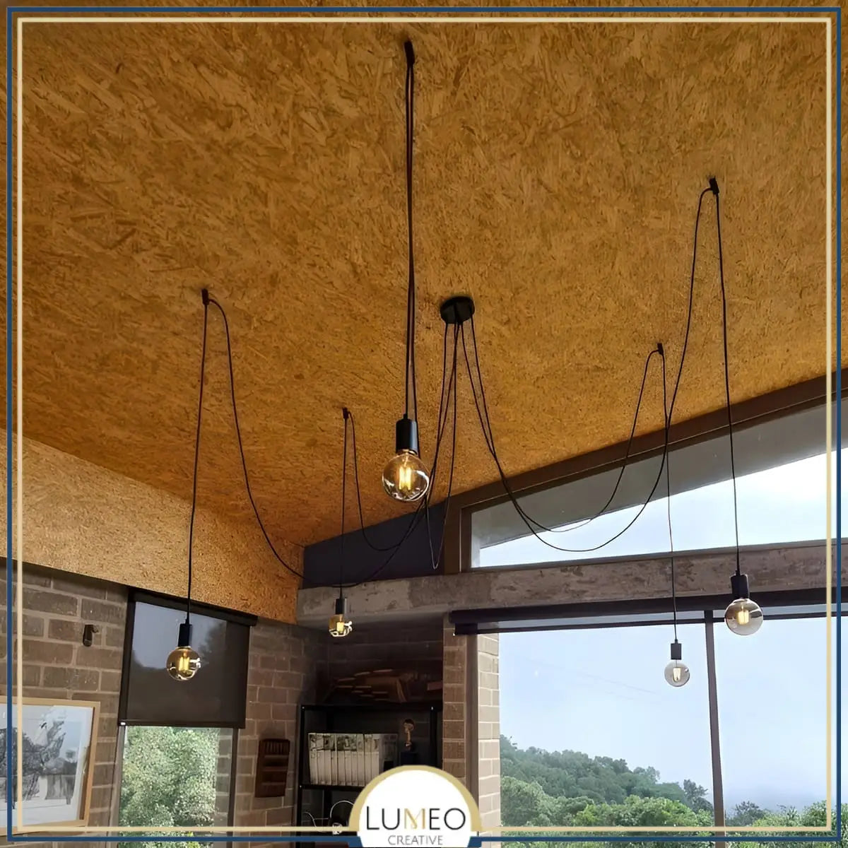 Kit décentralisation pour suspension | Crochet de plafond pour concevoir un lustre araignée