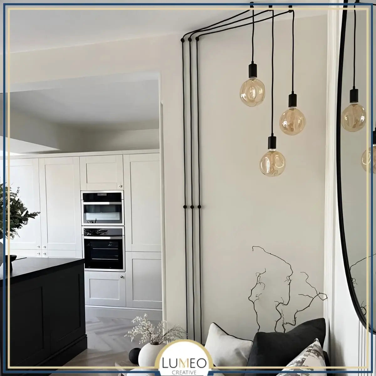 Kit décentralisation pour suspension | Crochet de plafond pour concevoir un lustre araignée