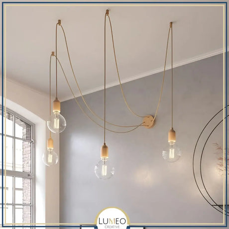 Kit décentralisation pour suspension | Crochet de plafond pour concevoir un lustre araignée