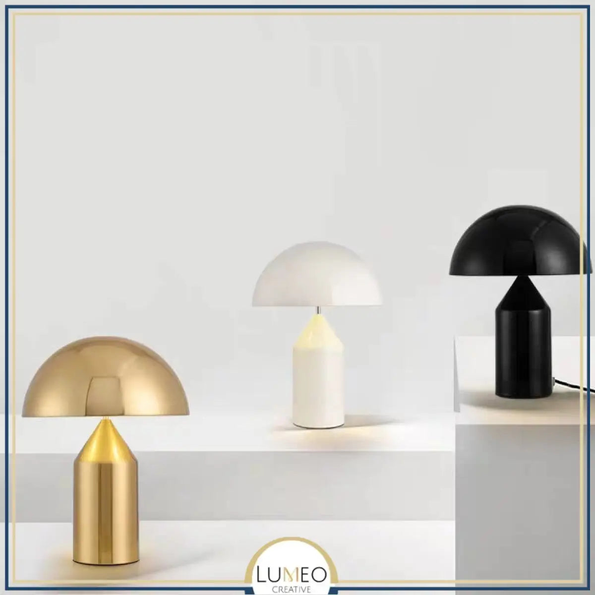 Lampe à poser design champignon