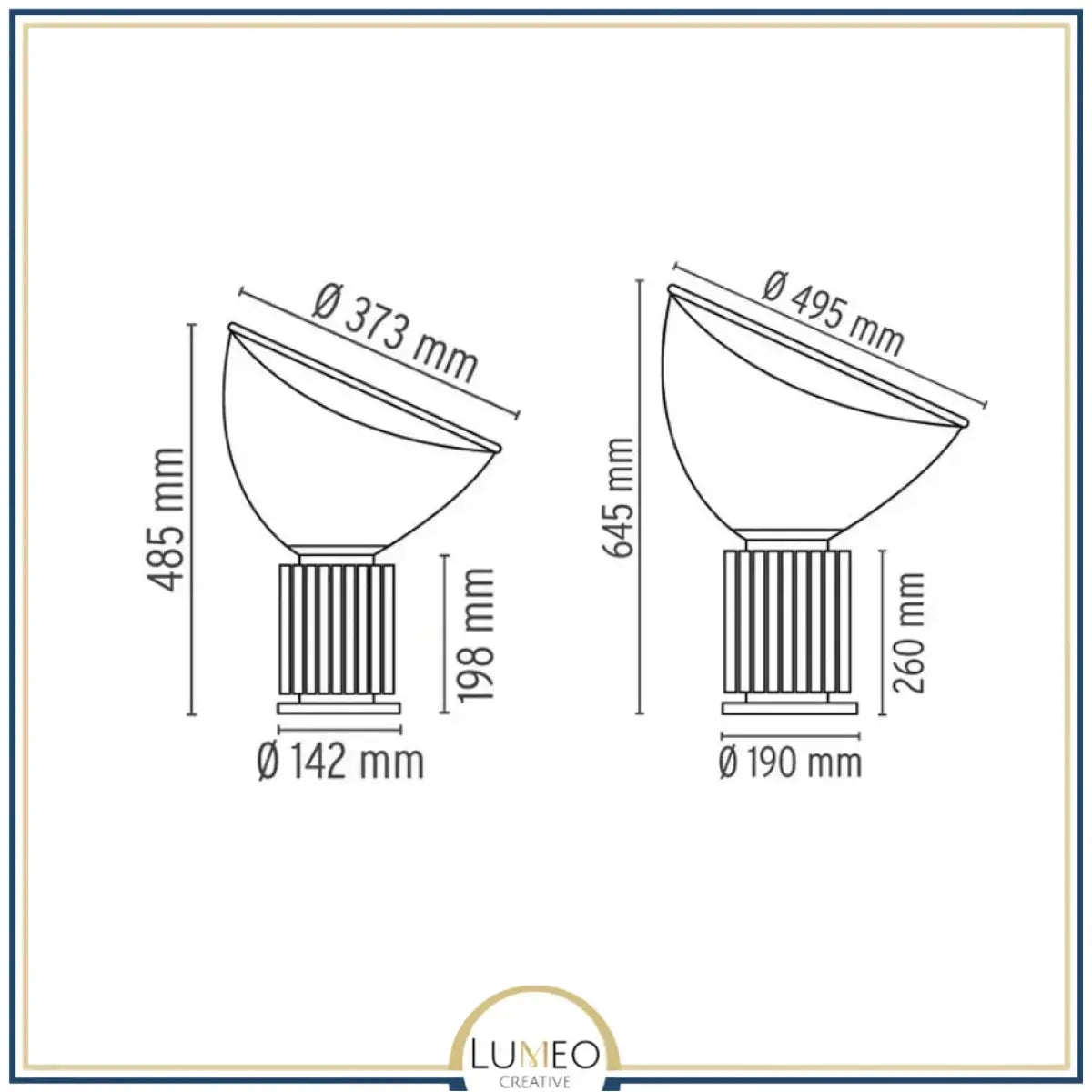 Lampe à poser design italien| Réflexion sculpturale et élégance vintage