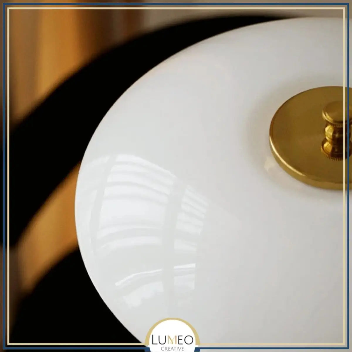 Lampe à poser rétro chic verre multicouche | Ambiance douce et élégante