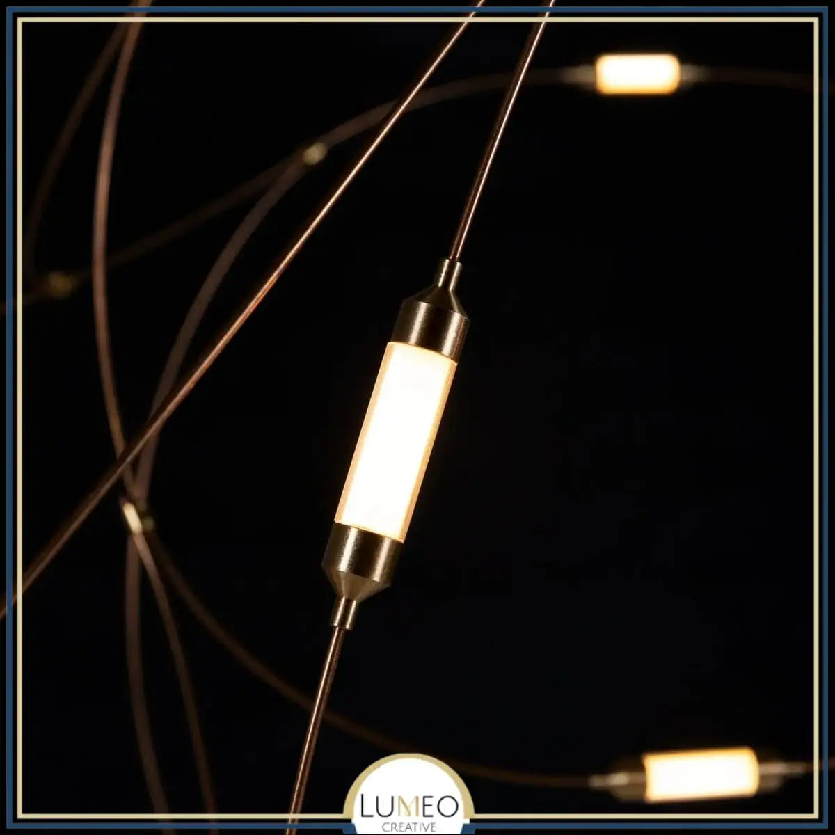 Lustre aérien filaire à LED | Chic & contemporain