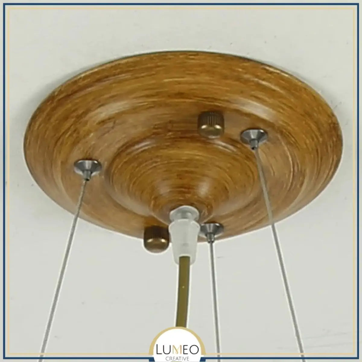 Lustre branche d’arbre à sphères lumineuses | Élégance rustique & design naturel