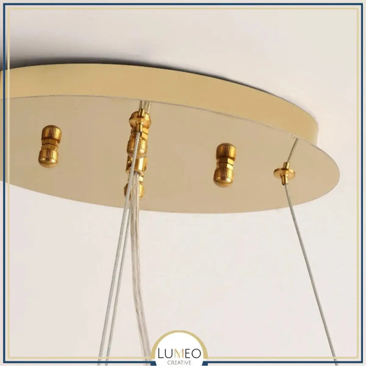 Lustre cascade cristalline doré ou argenté