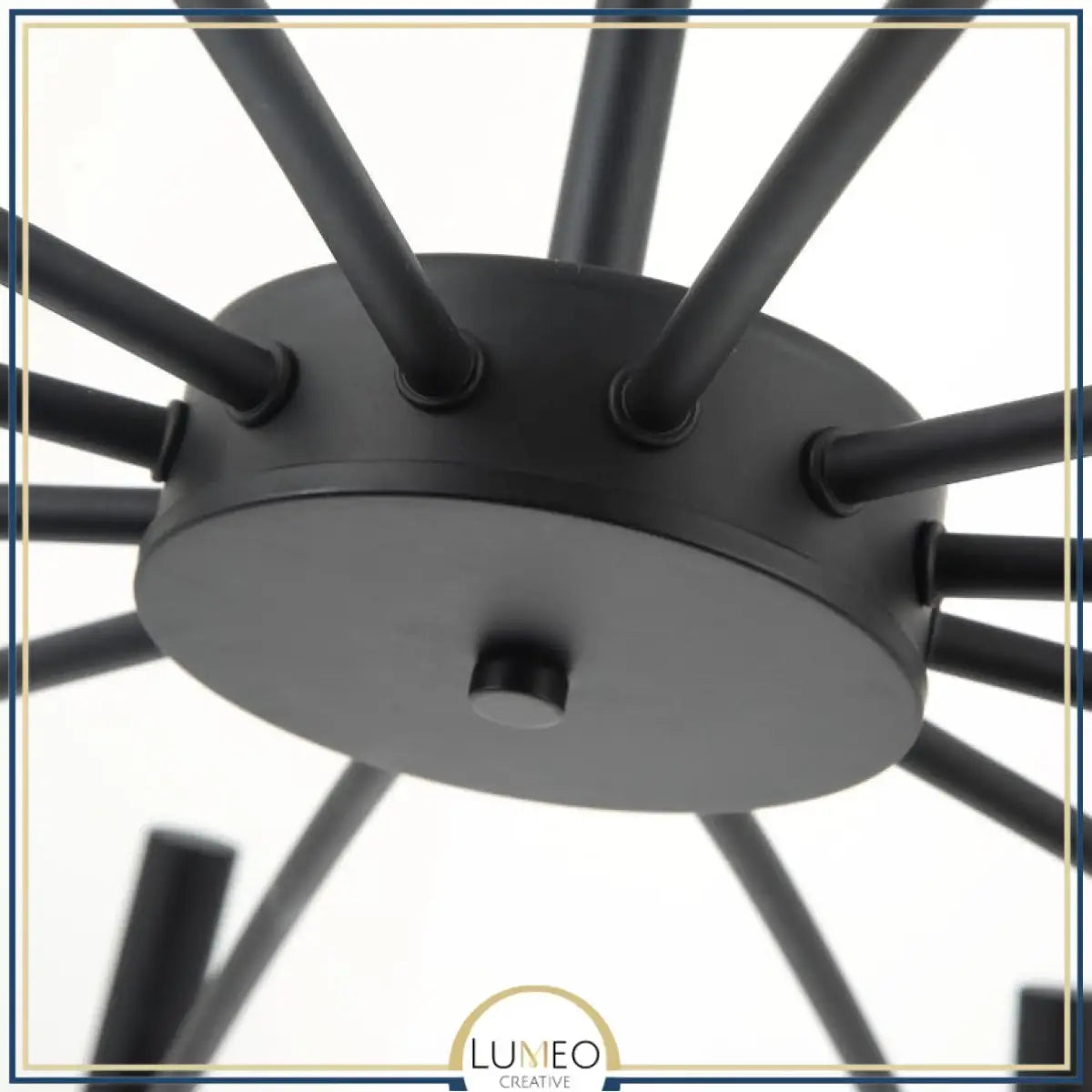 Lustre circulaire architectural en tubes à LED | Luminaire au design moderne