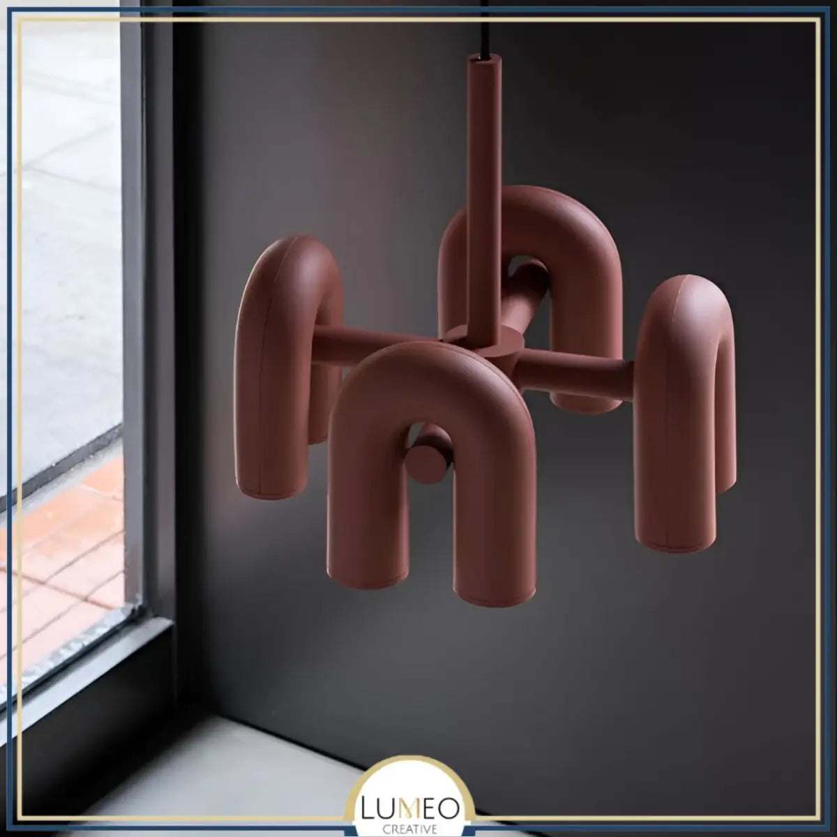 Lustre design tubulaire contemporain