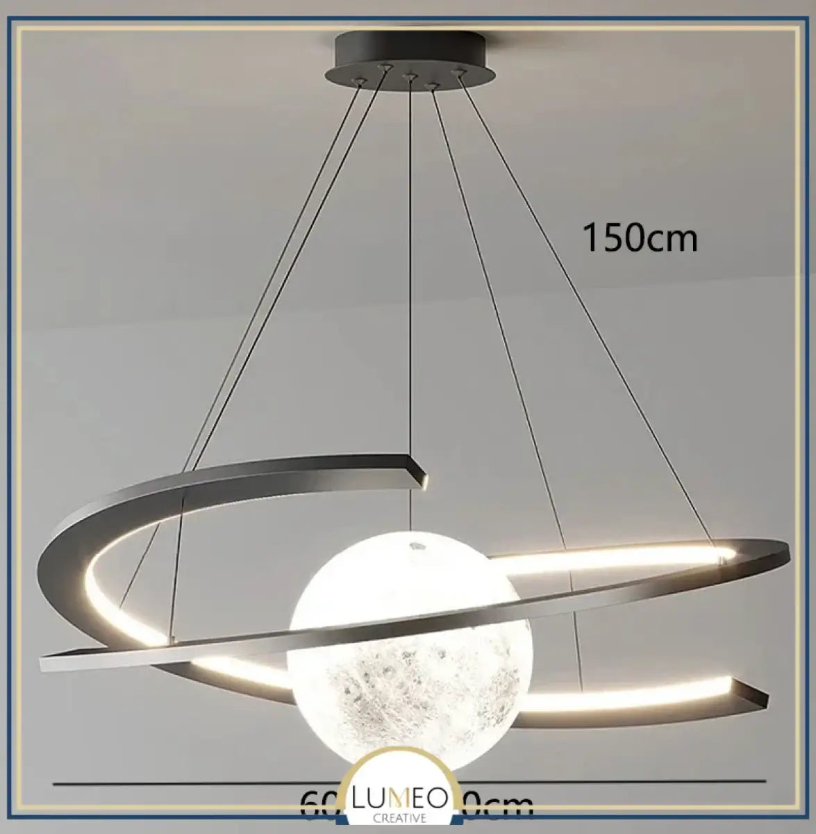 Lustre suspendu planétaire | Design futuriste & ambiance céleste
